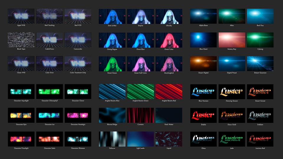 Video Transitions Effects Plugins by Maxon