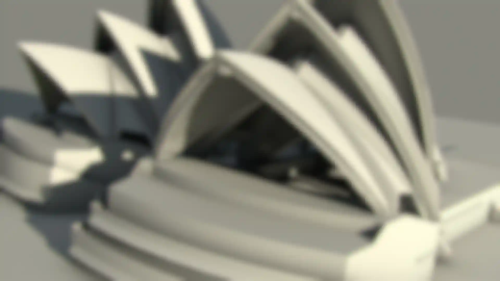 Die Geheimnisse von Sydneys Opernhaus, veranschaulicht in 3D image