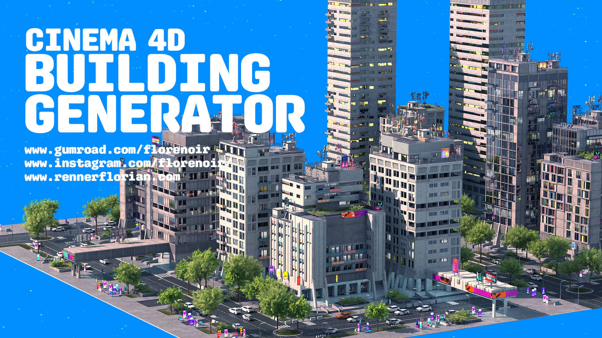 Cinema 4D Building Generator