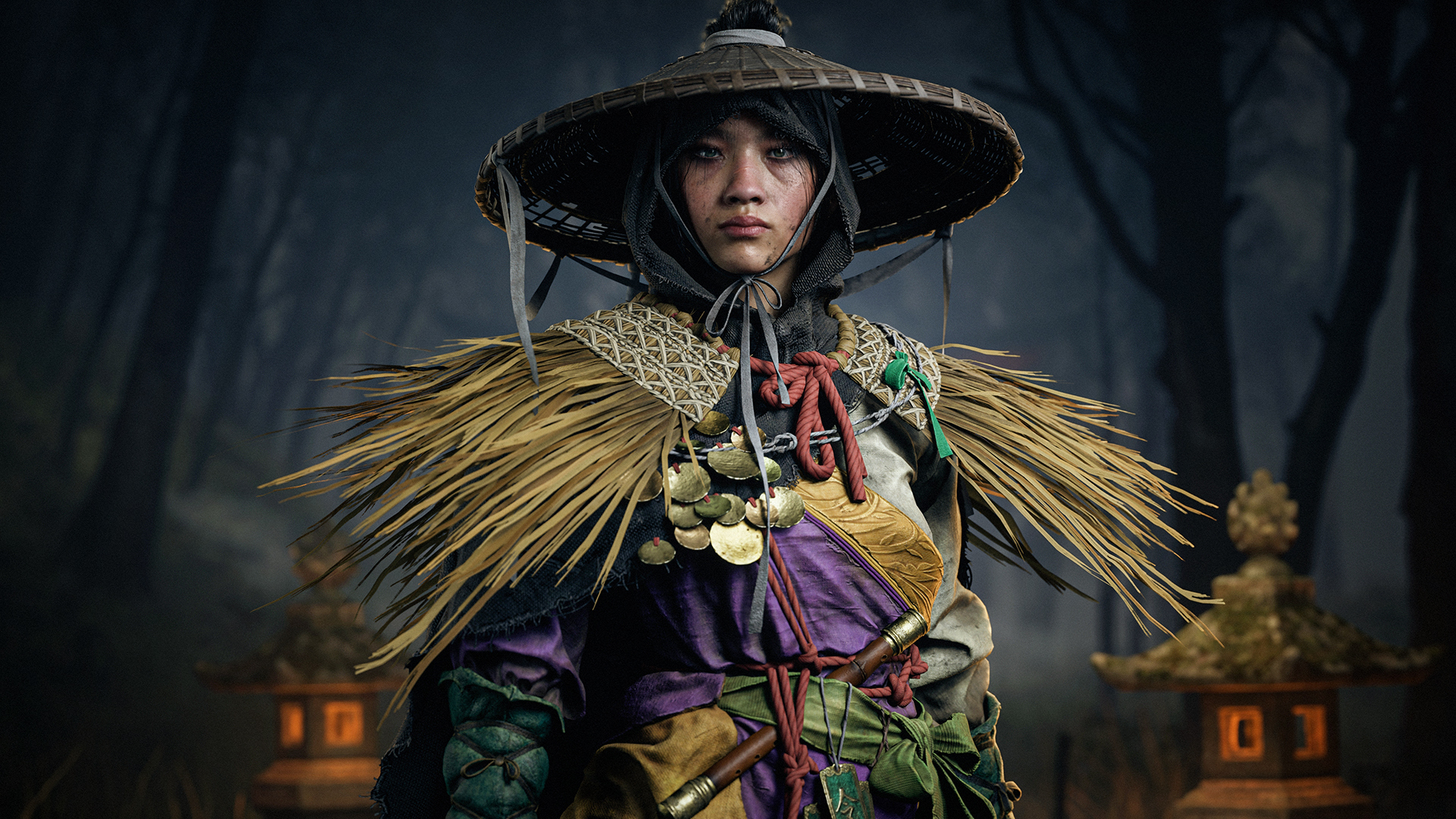 Der Guardian Samurai von Ayrton Diaz im nebligen Wald | ZBrush und Adobe Substance 3D Bundle