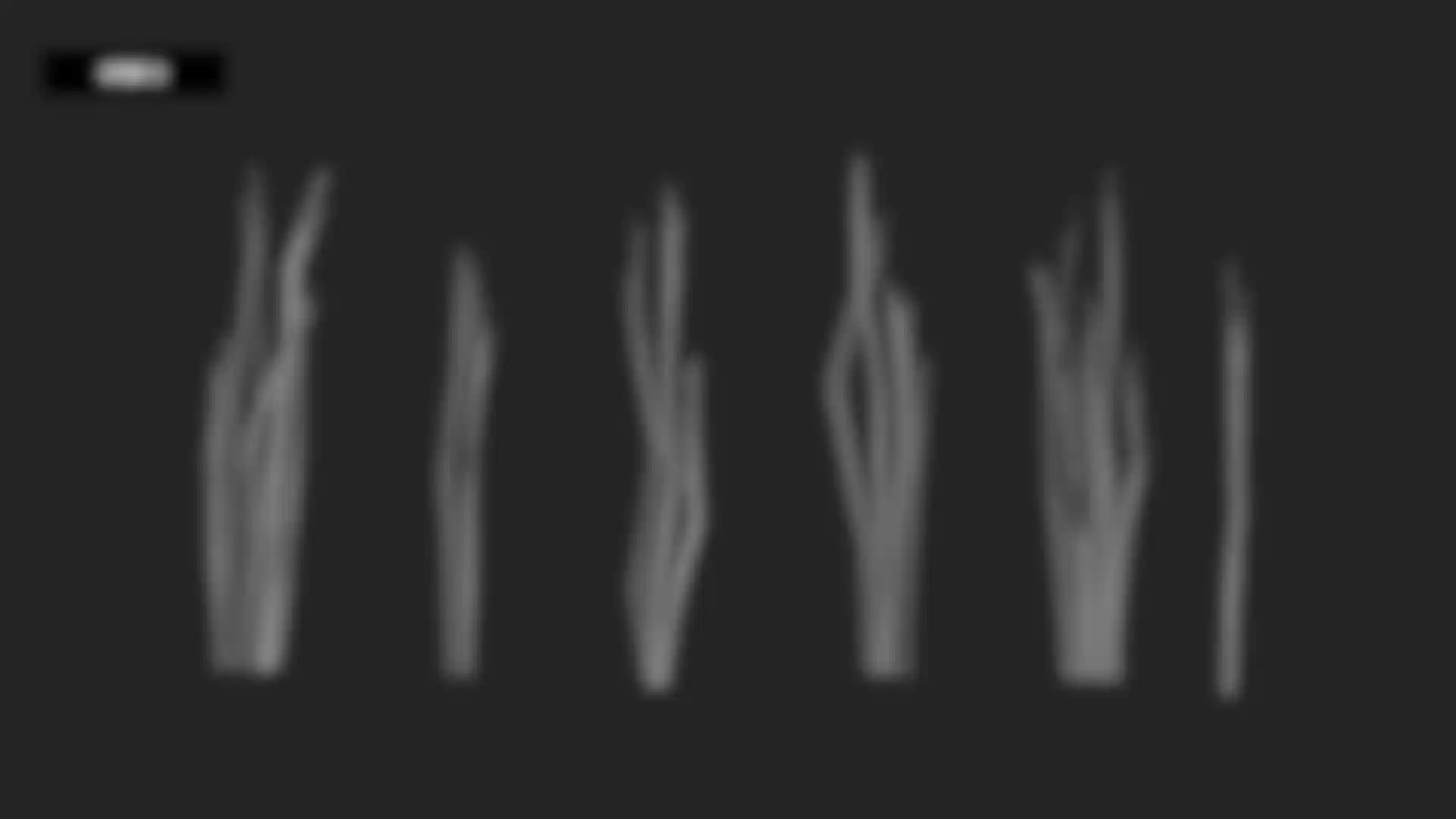 Step 2 ZBrush straw variations, shaping small groups with planes for projection