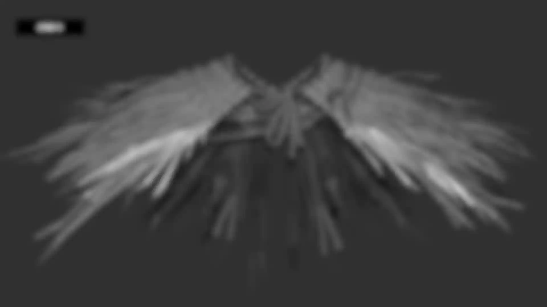 Step 3 straw cape in ZBrush and Substance, baked details, refined tips, duplicated on shoulders