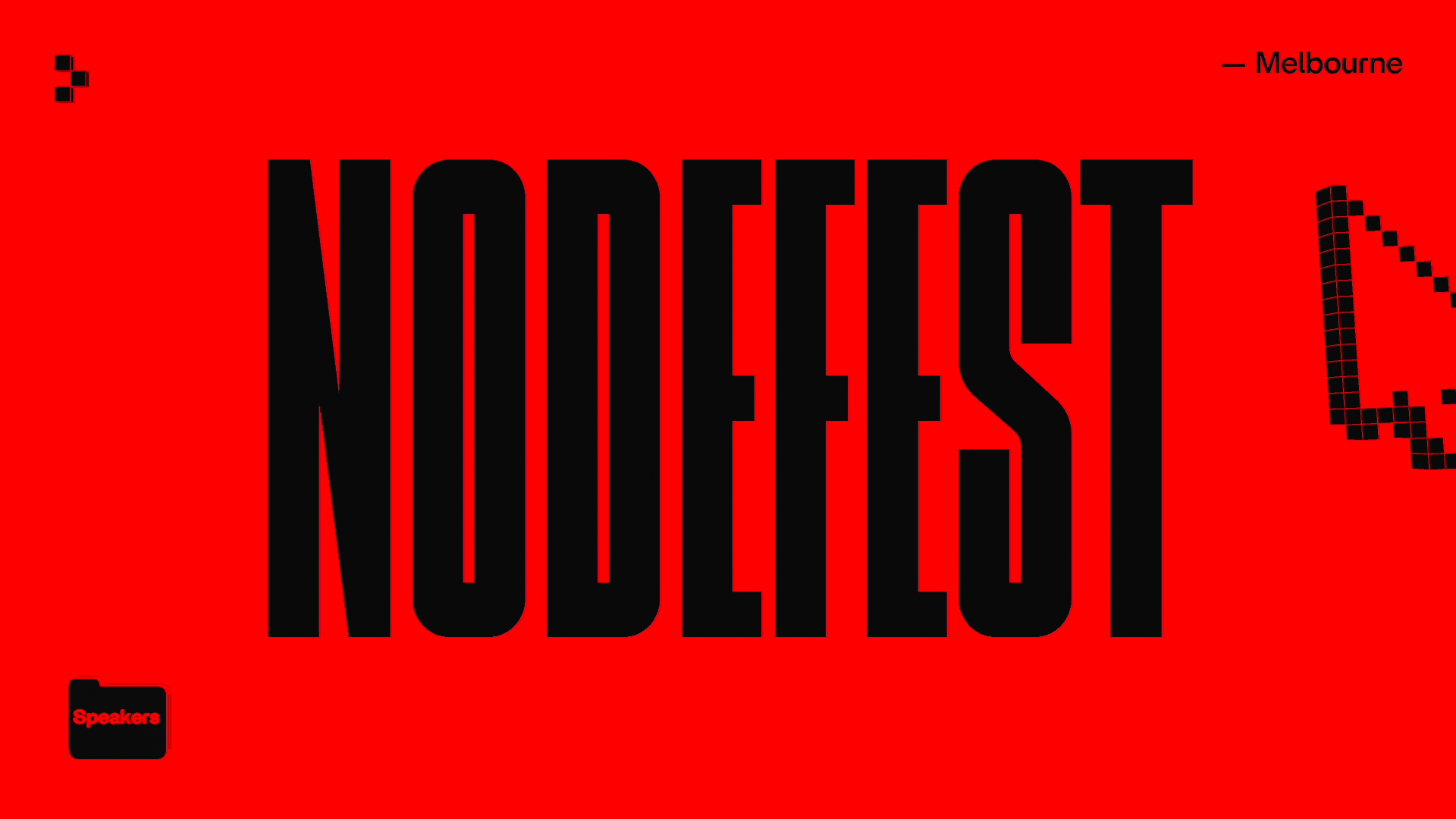 Nodefest 2025 opening by Yes Captain in Cinema 4D, motion design & 3D animation