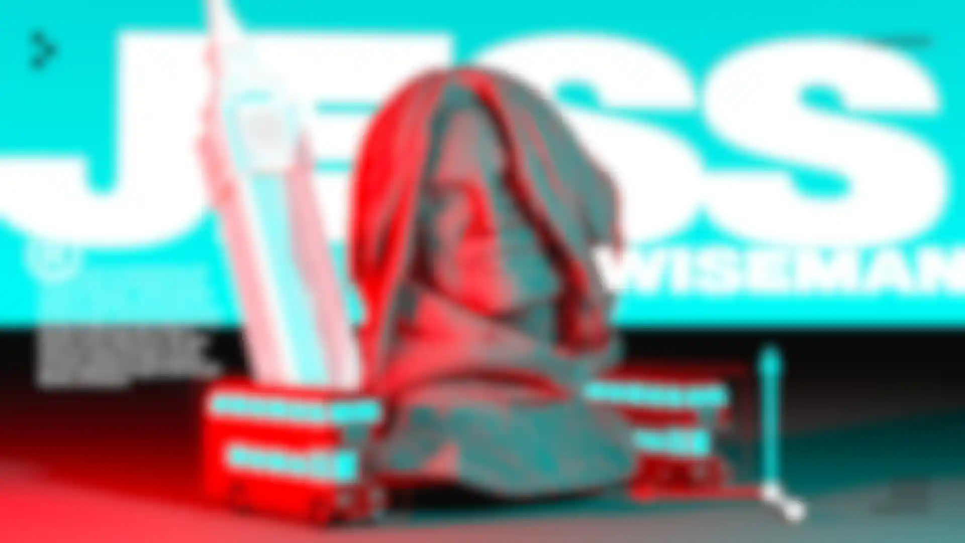 3D artist Jess Wiseman in Nodefest 2025 opening title created with Cinema 4D