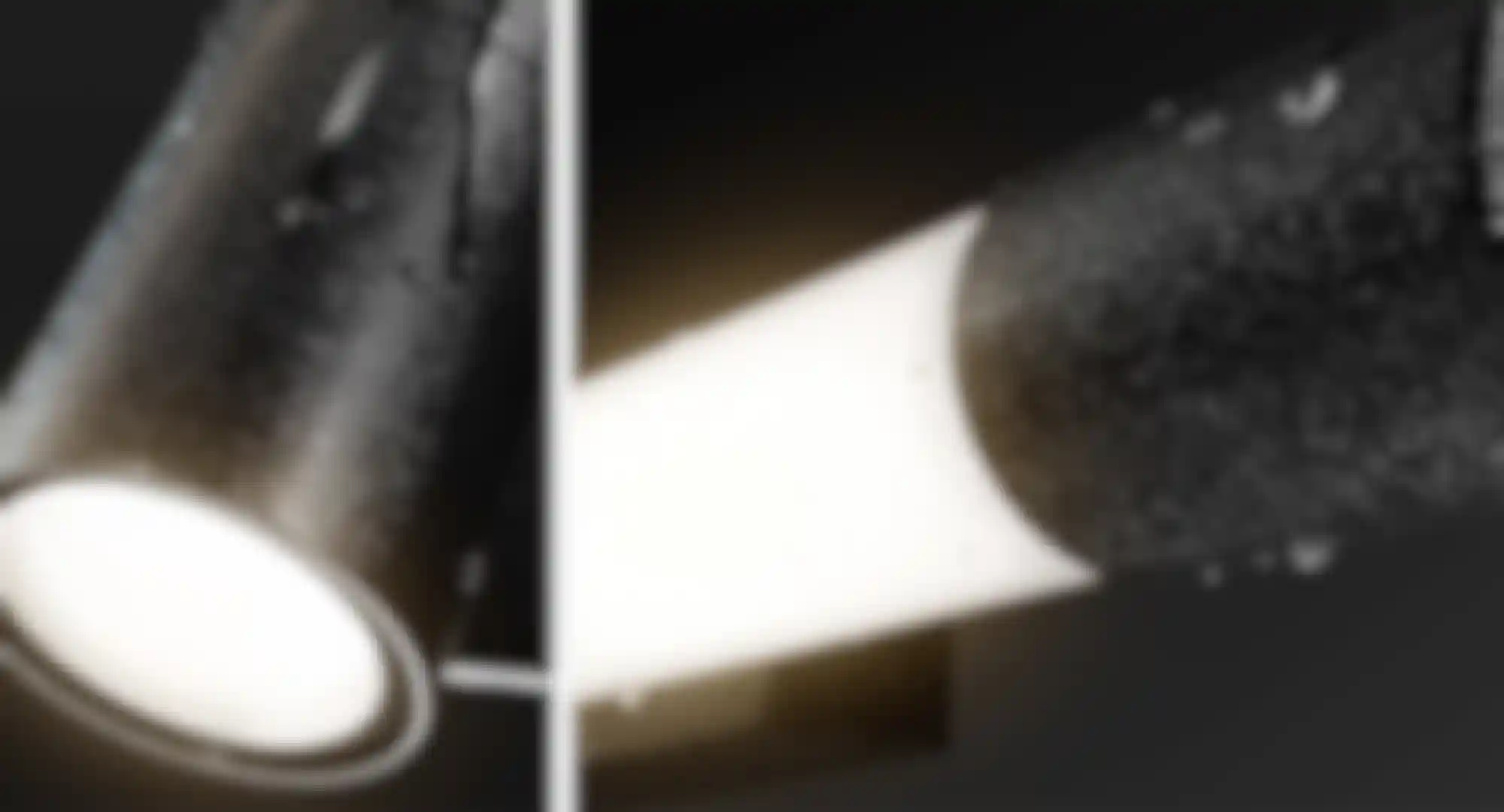 Close-up of textured bathroom lights by Kutuko Studio with realistic lighting