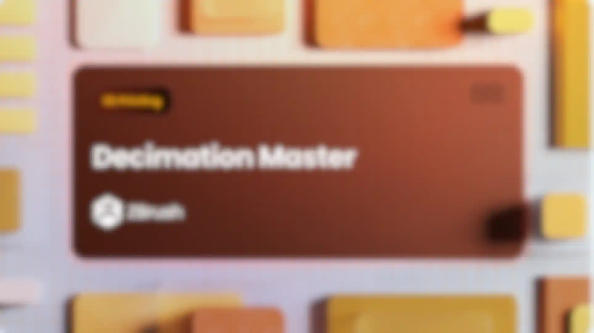Reducing Polygons for 3D Printing with Decimation Master image