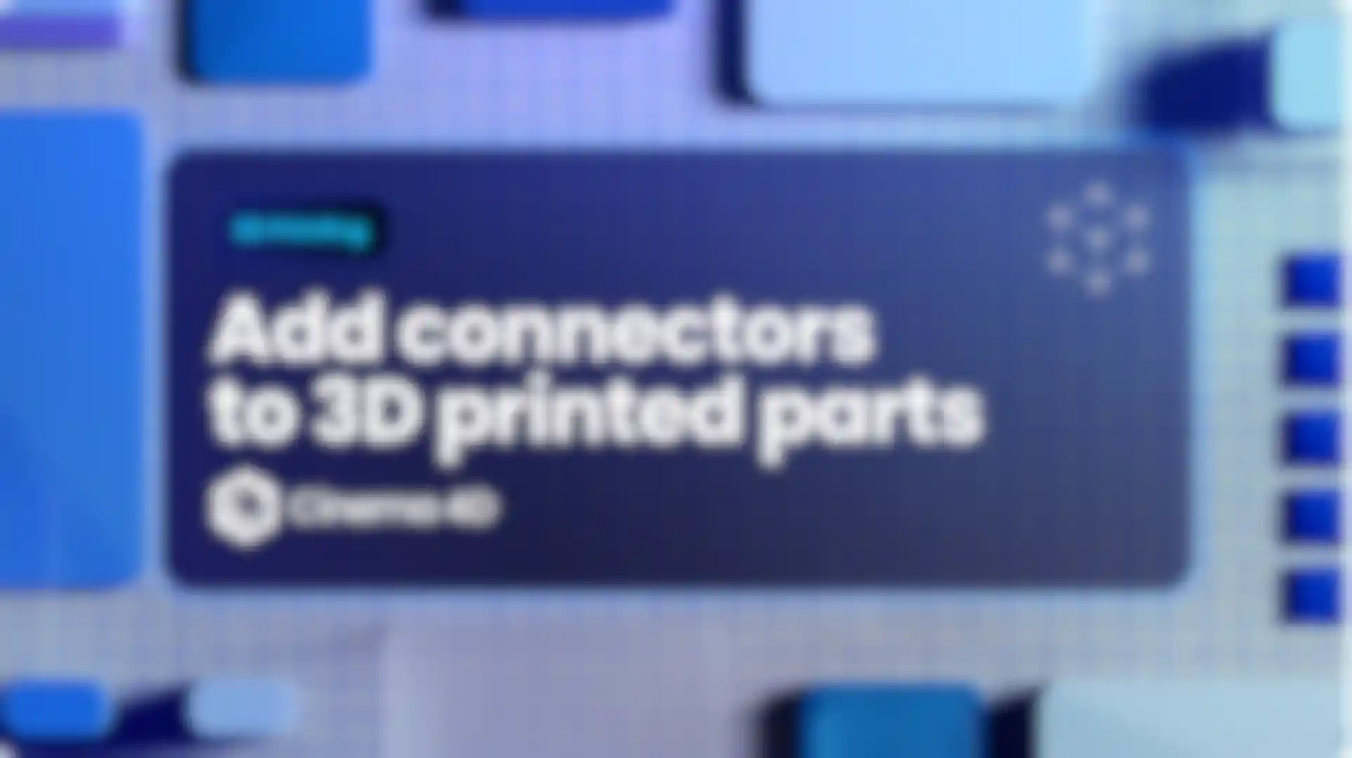 How to Add Dowels, Pins & Connectors to 3D Printed Parts image