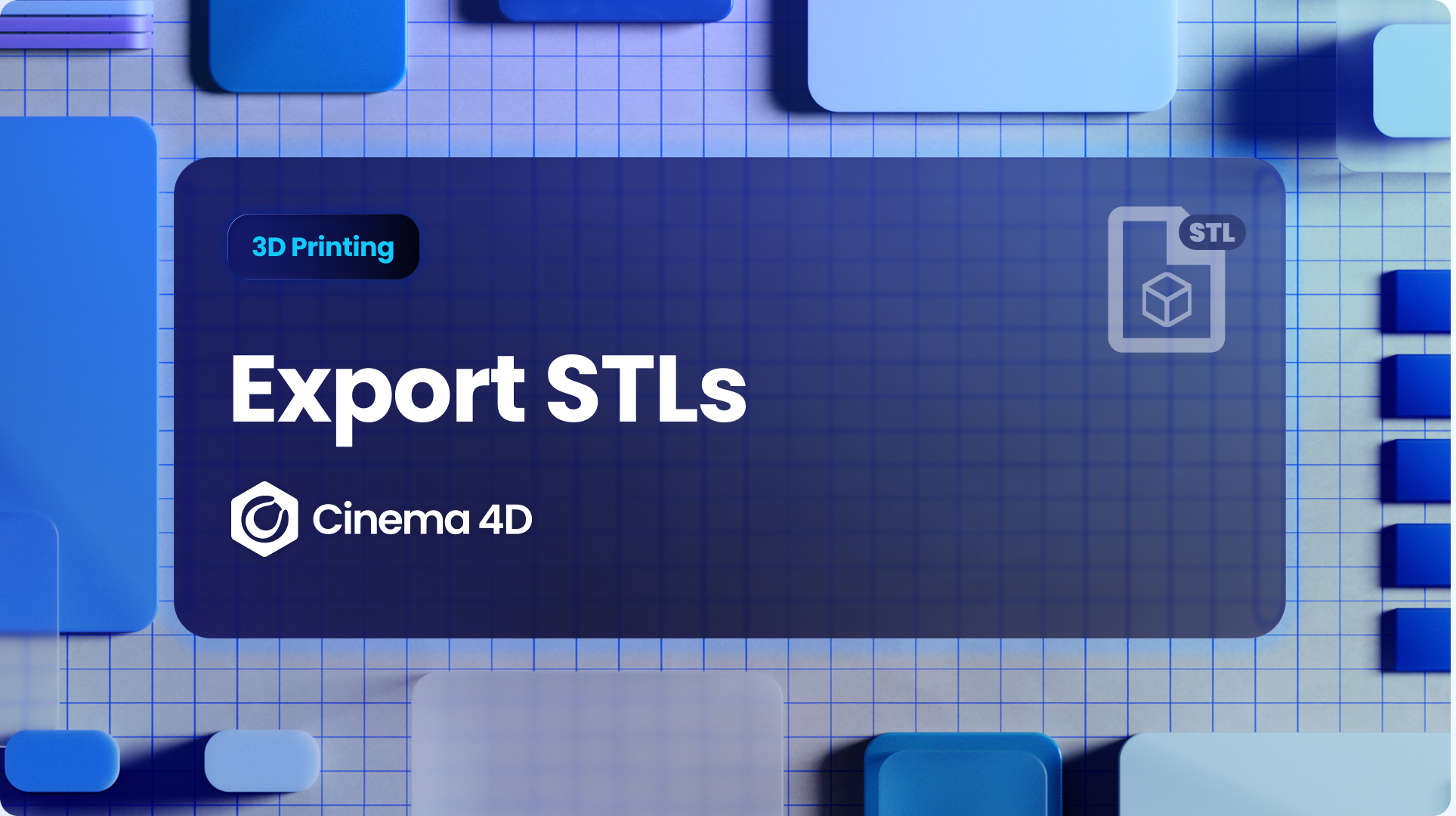 How to Export STL from Cinema 4D (Import, Scale & Export) image