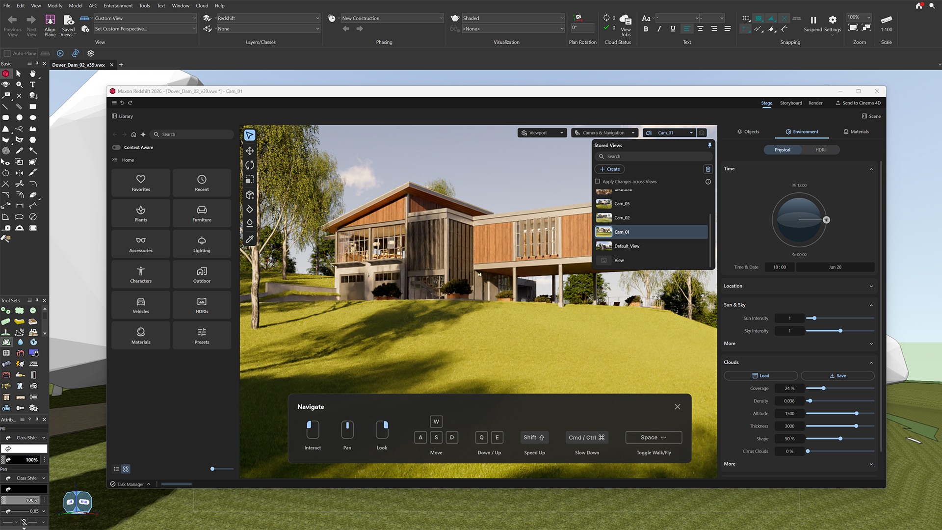 Boosting Archviz and Design Workflows With Redshift for Vectorworks image