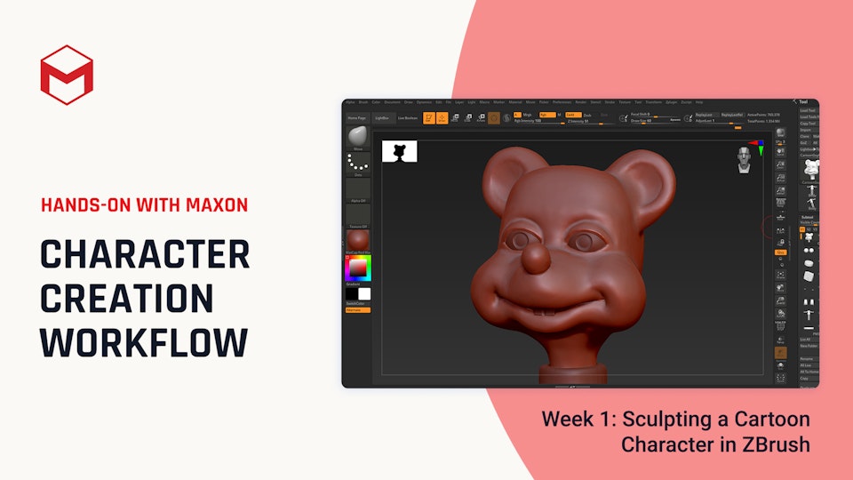 creation of characters with zbrush and cinema 4d free download