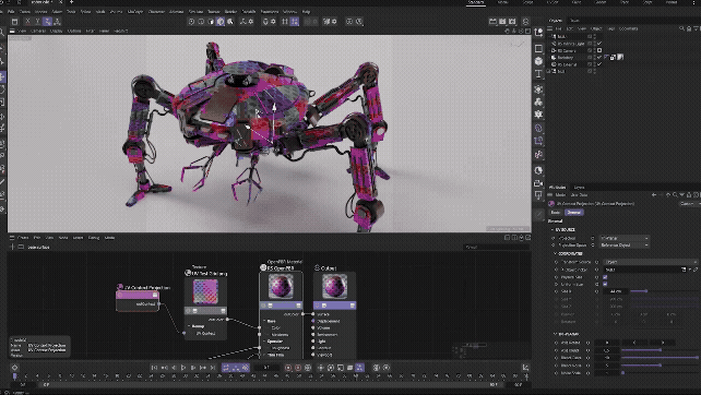 UV 투영 컨텍스트 노드 image