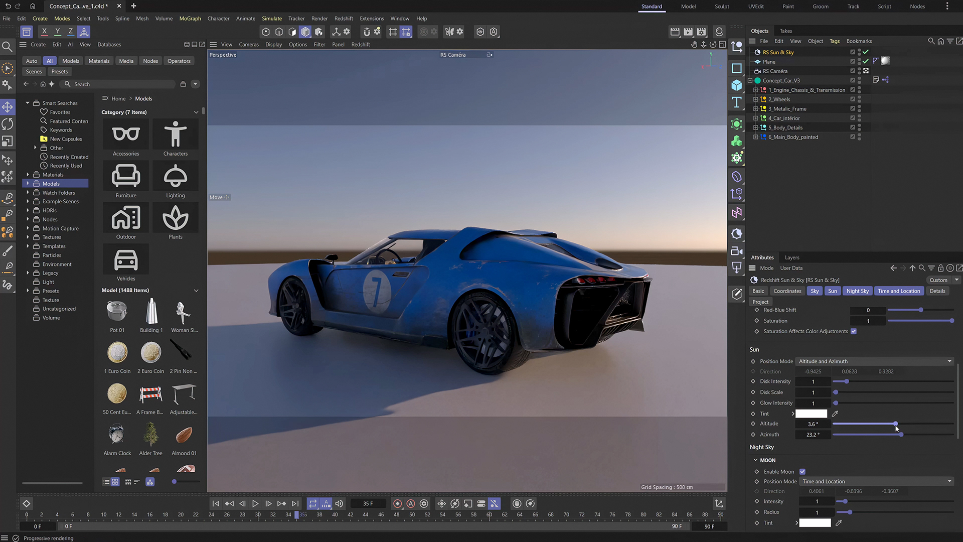 Redshift-Live-Modus image