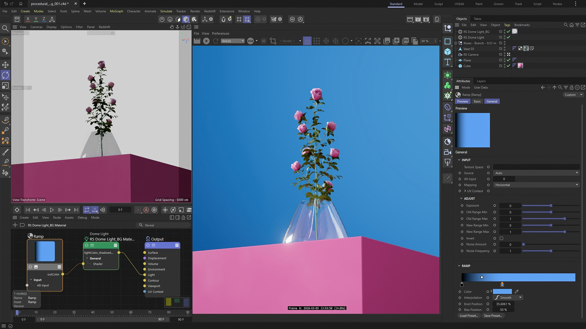 Backen von Dome Lights für prozedurale Texturen image