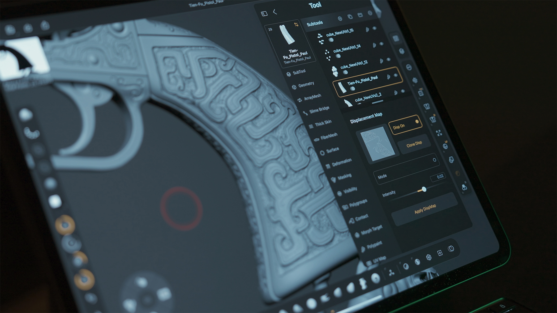 Displacement Map Sub-Palette image