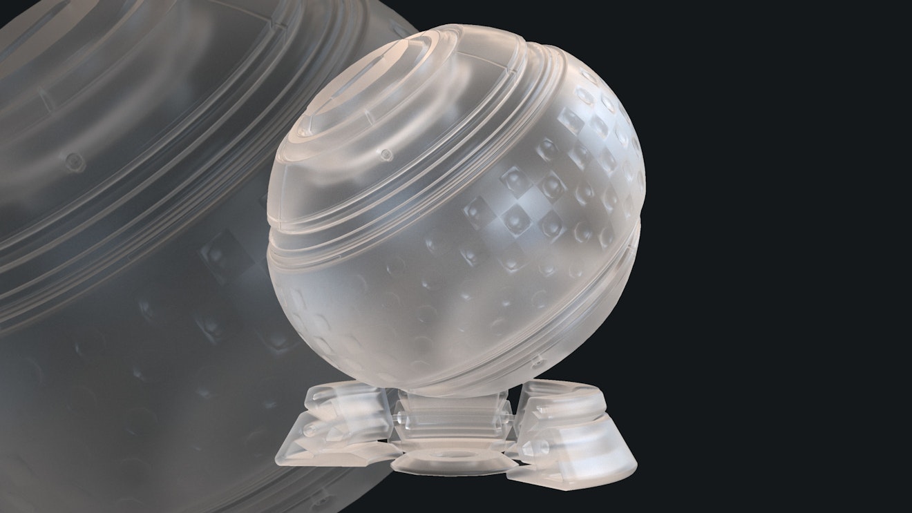 glass material zbrush