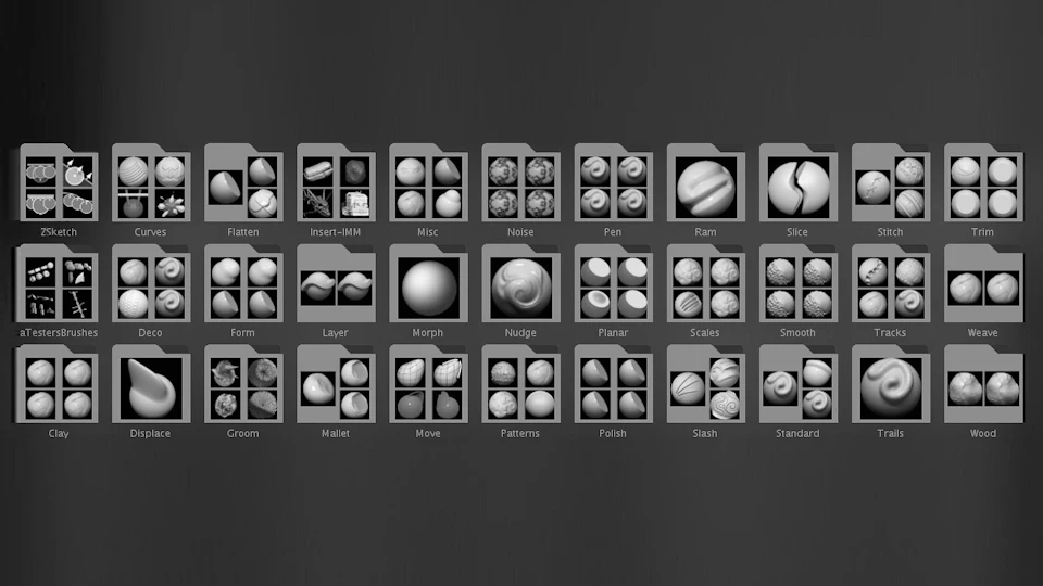ZBrush - 笔刷系统