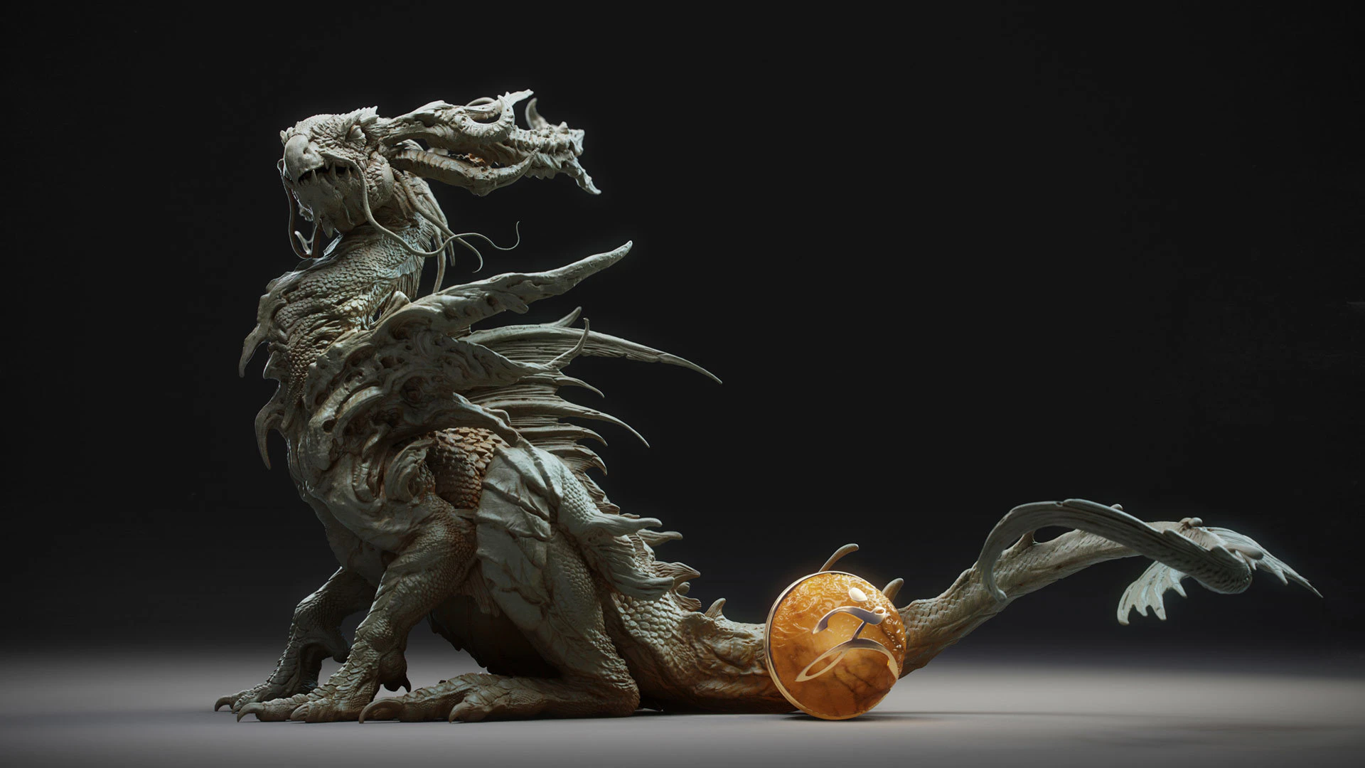 Chinese Dragon model for 3D printing - ZBrushCentral