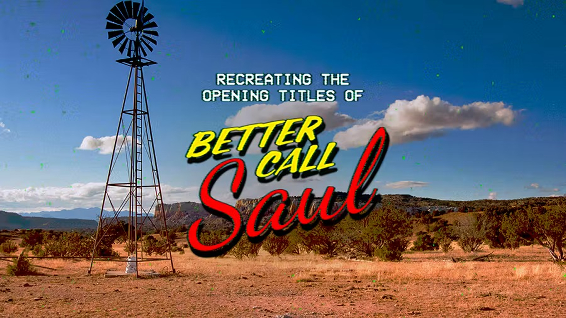 Recreating the "Better Call Saul" title sequence image
