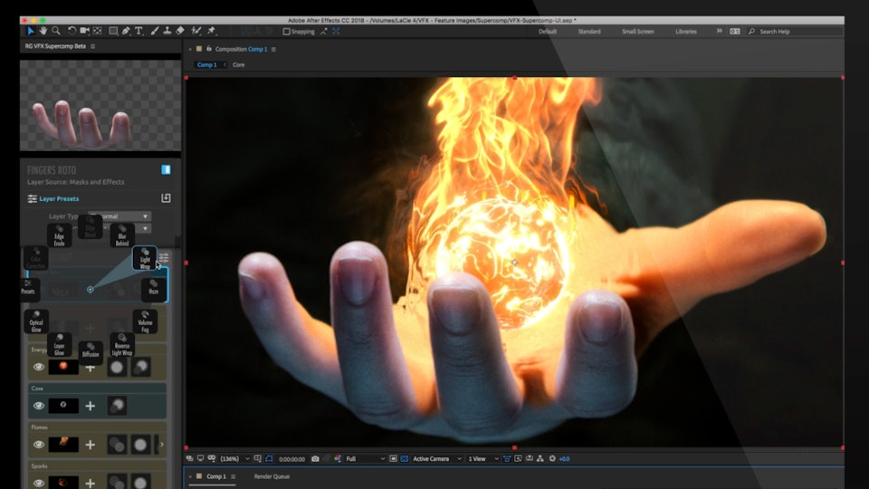 Create VFX composites plugin Giant - VFX Supercomp by…